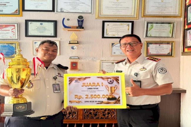 Kebanggaan Bersama, Lapas Ambon Ukir Prestasi di Dua Ajang Berbeda