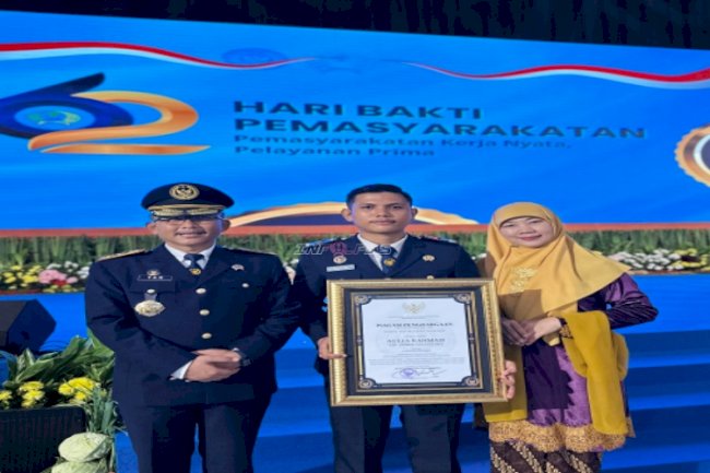 Petugas Pemasyarakatan Aceh Raih Peringkat I Petugas Berprestasi Tingkat Nasional pada HBP Ke-62