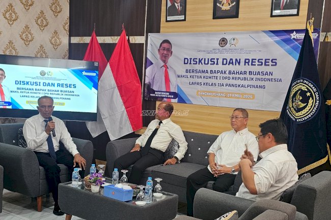 Lapas Pangkalpinang dan DPD RI Bahas Implementasi UU Pemasyarakatan