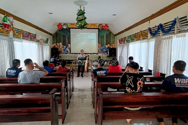 Ibadah bersama YIBB Rise and Shine, Warga Binaan Lapas Banjarmasin Teguhkan Iman dan Sukacita