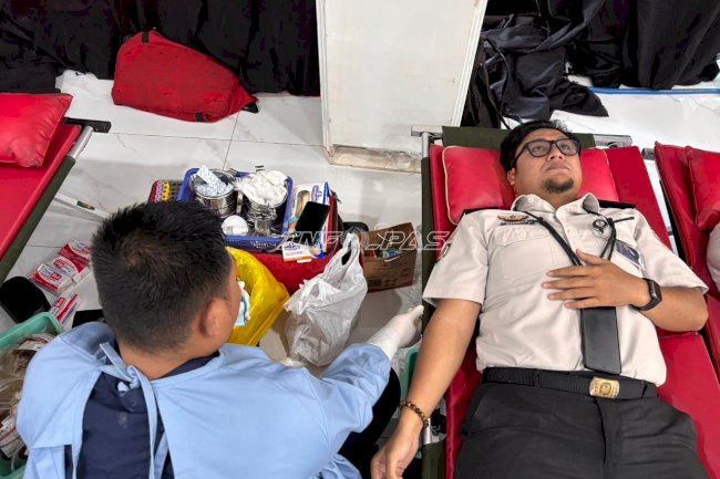 Lapas Cipinang Kontribusi Nyata Jaga Ketersediaan Darah Nasional pada HBP Ke-62