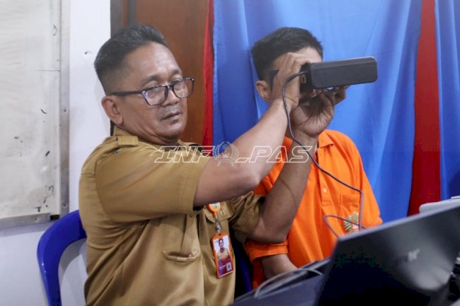 Rutan Pelaihari Hadirkan Layanan Adminduk, 116 Warga Binaan Rekam Data Kependudukan