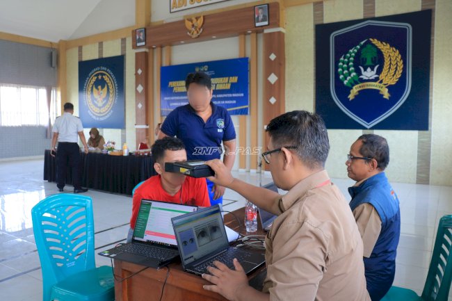 Lapas Pemuda Madiun Gandeng Dispendukcapil, Gelar Perekaman Data Kependudukan dan Pemadanan NIK Warga Binaan