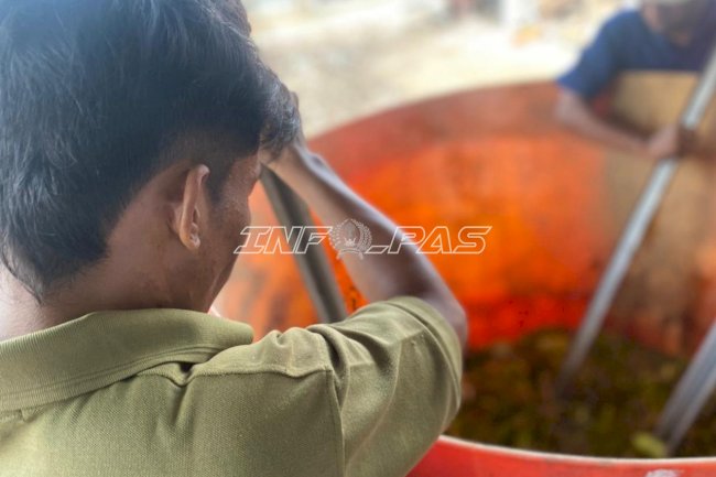 Warga Binaan Lapas Banjarmasin Pelajari Proses Pembuatan Pupuk Kompos
