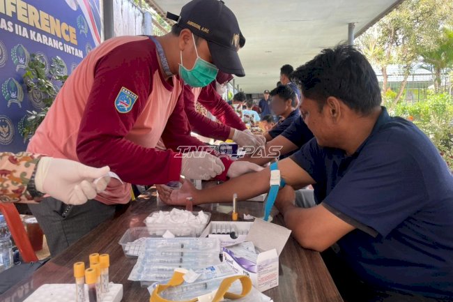 Lapas Narkotika Karang Intan Gelar VCT Mobile, Perkuat Deteksi Dini Kesehatan Warga Binaan