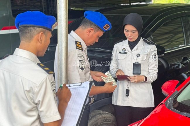 Lapas Narkotika Karang Intan Laksanakan Opdistib, Periksa Kelengkapan Berkendara Petugas