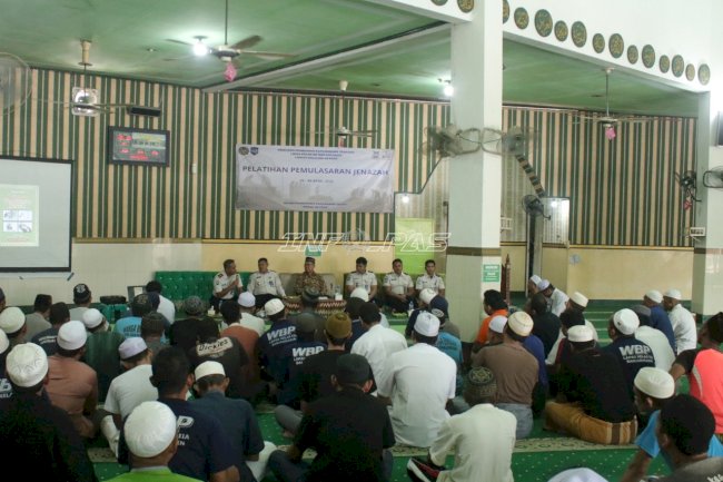 104 Warga Binaan Lapas Banjarmasin Ikuti Pelatihan Pemulasaran Jenazah
