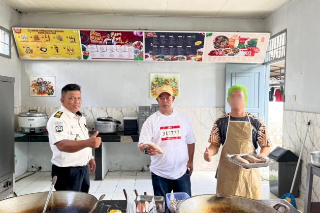 Gandeng Tokoh Masyarakat, Lapas Tanjungpandan Gelar Pelatihan Memasak bagi Warga Binaan