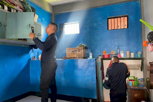 Jaga Stabilitas Kamtib, Lapas Piru Intensifkan Penggeledahan Kamar Hunian