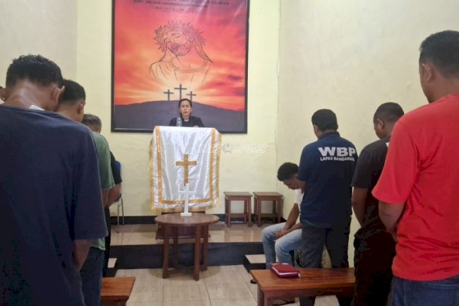Lapas Bandanaira Dorong Perubahan Positif Warga Binaan melalui Pembinaan Rohani Kristen