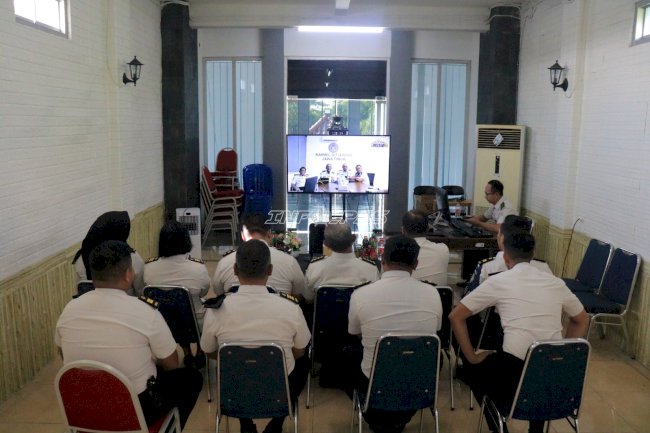 Perkuat Integritas dan Kinerja, Lapas Pemuda Madiun Ikuti Rapat Dinas Kanwil Ditjenpas Jatim