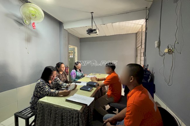 Bangun Keteguhan Iman, Rutan Tanjung Gelar Pembinaan Kerohanian bagi Warga Binaan Nasrani