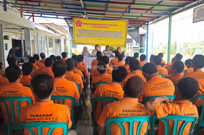 Lapas Pangkalpinang Gelar Penyuluhan Hukum, Perkuat Perlindungan HAM Warga Binaan