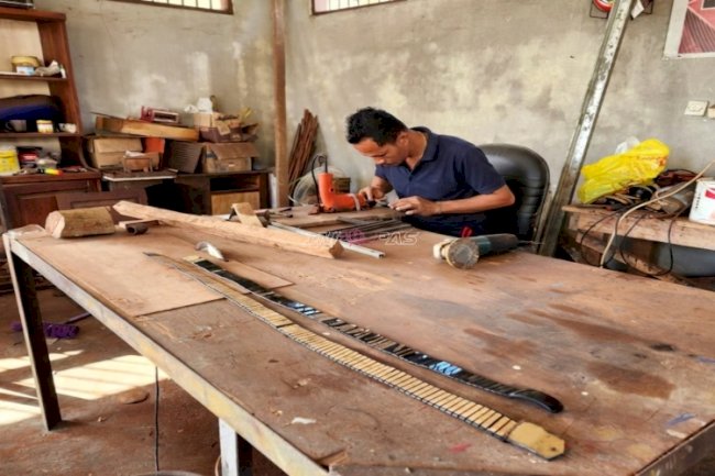 Ikat Pinggang Membawa Berkah, Karya Warga Binaan Lapas Tual Diburu Konsumen hingga Luar Daerah