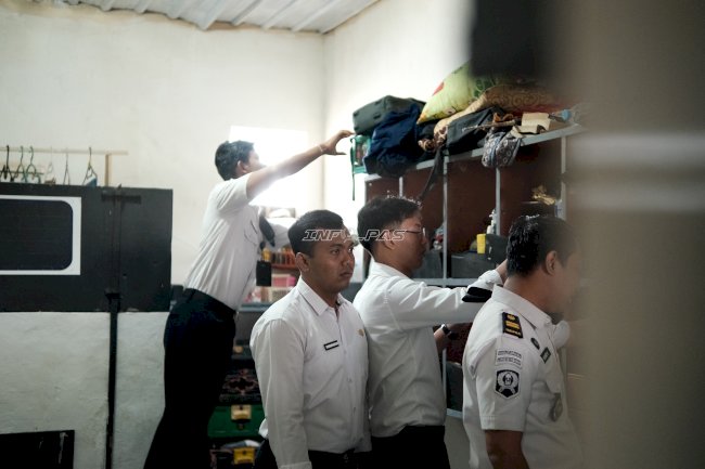 Pastikan Lingkungan Steril, Lapas Tabanan Lakukan Sidak ke Blok Hunian Warga Binaan
