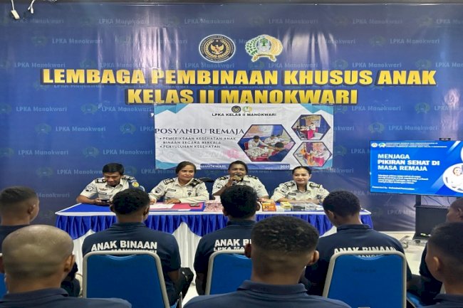LPKA Manokwari Gelar Posyandu Remaja, Perkuat Layanan Kesehatan Anak Binaan 