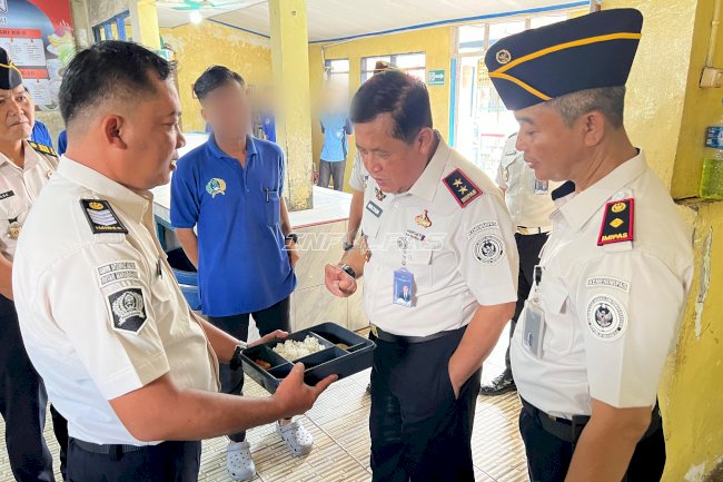 Tinjau Rutan Marabahan, Kakanwil Ditjenpas Kalsel Dorong Peningkatan Layanan dan Komitmen Berantas Halinar