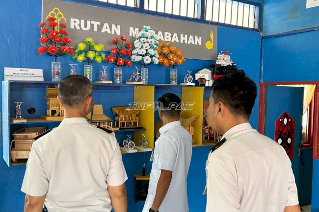 Rutan Marabahan Terima Kunjungan Diskoperindag, Dukung Pengembangan Produk Kerajinan Warga Binaan