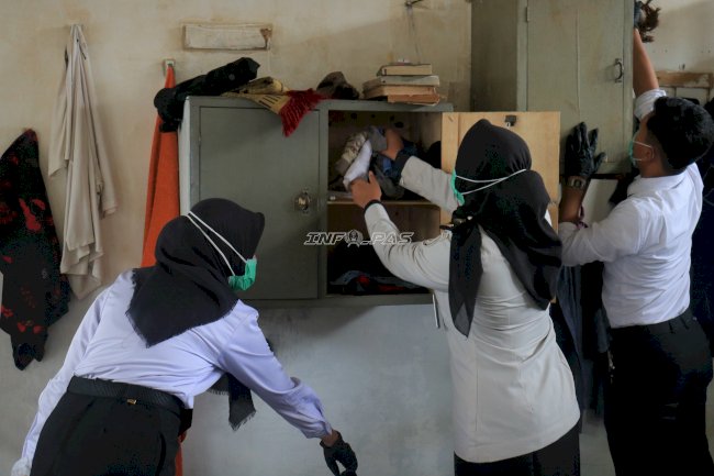 Lapas Pemuda Madiun Gencarkan Razia Rutin, Tegaskan Komitmen Zero Halinar