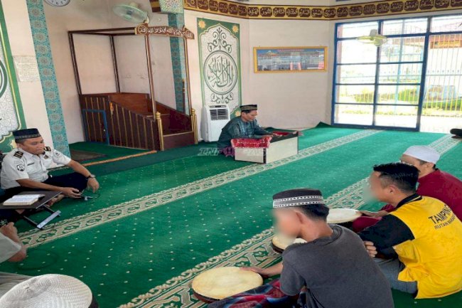 Rutan Marabahan bersama Kemenag Kab. Batola Dorong Perubahan Positif Warga Binaan lewat Ceramah Agama