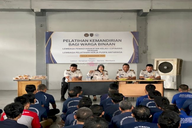 Lapas Kelas I Cipinang Pastikan Warga Binaan Pahami Alur Kerja serta Jalankan Tugas Secara Tertib dan Terarah