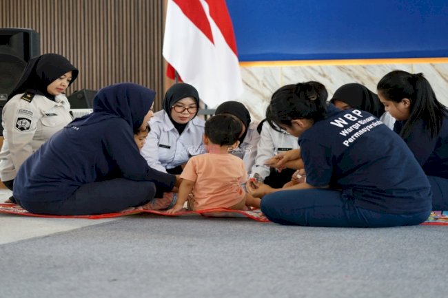 Pastikan Tumbuh Kembang Optimal, Lapas Perempuan Malang Gelar Navigasi Developmental Milestones bagi Balita