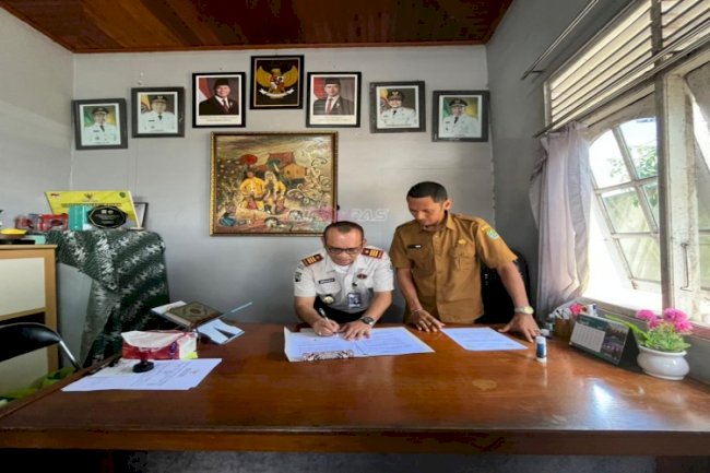 Rutan Rantau dan Kel. Rangda Malingkung Sepakati PKS Pembentukan Desa/Kelurahan Binaan 