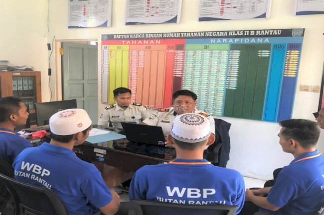 PK Bapas Amuntai Perkuat Litmas, Dalami Asesmen dan Perkembangan Pembinaan Warga Binaan Rutan Rantau