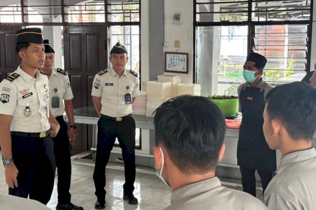 Pemantauan Area Strategis Pastikan Kondisi Kamtib di Rutan Pelaihari 