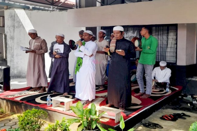 Maulid Habsyi Warga Binaan Curi Perhatian Pengunjung Rutan Pelaihari