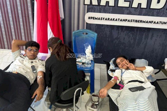 Lapas Kalabahi Gelar Donor Darah, Bantu Ketersediaan Stok di Kabupaten Alor