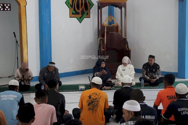 “Manusia Ber-Asa, Allah Ber-Kuasa”, Lapas Piru Bangun Spiritual Warga Binaan