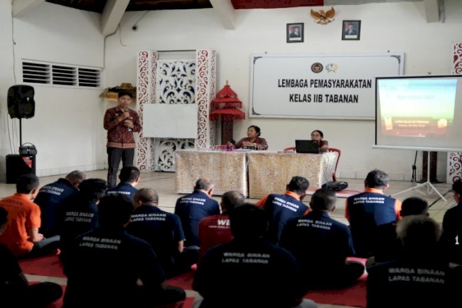 Upgrade Literasi Kesehatan, Warga Binaan Lapas Tabanan Dibekali Pemahaman Obat