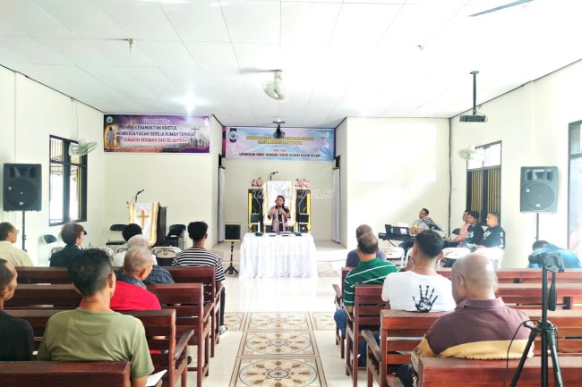 Lapas Ambon Gelar Ibadah Pagi Bersama di Gereja Solagracia