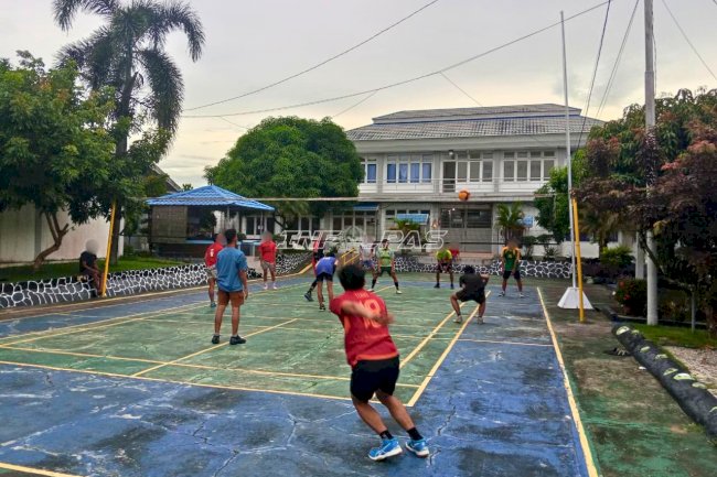 Voli di Lapas Tanjung Satukan Semangat Warga Binaan dan Pegawai