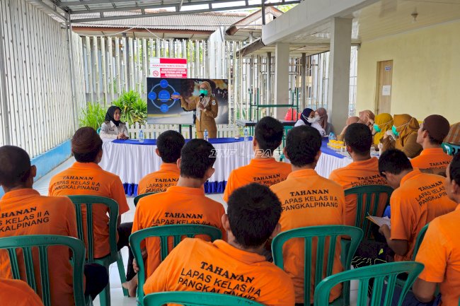 40 Warga Binaan Lapas Pangkalpinang Ikuti VCT Mobile dan Skrining Penyakit Menular