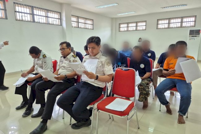 Rutan Donggala Bekali Penjamah Makanan, Pastikan Menu Warga Binaan Higienis dan Bergizi