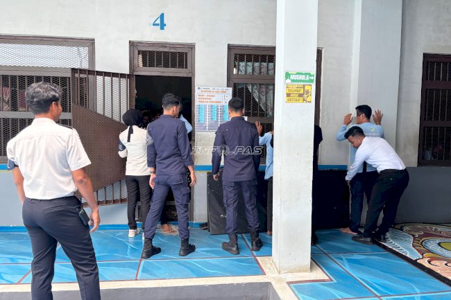 Razia Insidentil Lapas Batulicin, Cegah Barang Terlarang dan Potensi Bahaya