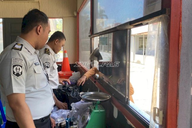 Humanis dan Terukur, Lapas Banjarmasin Jaga Ketat Layanan Titipan Barang