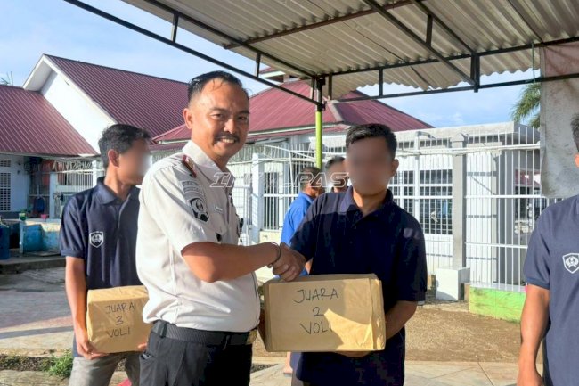 Meriah dan Penuh Kebersamaan, Lapas Muara Tebo Akhiri Pekan Olahraga HBP Ke-62 dengan Pembagian Hadiah