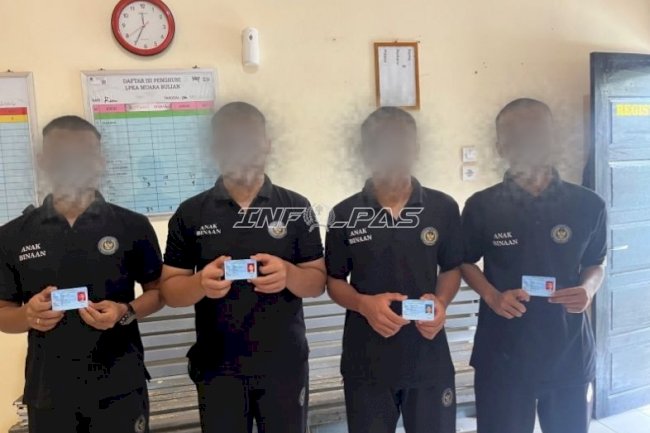 LPKA Muara Bulian Terima Penyerahan 26 KTP-el Anak Binaan dari Disdukcapil Batang Hari