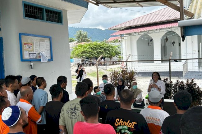 Lapas Luwuk dan Puskesmas Simpong Gelar Sosialisasi serta Skrining Kusta bagi Warga Binaan
