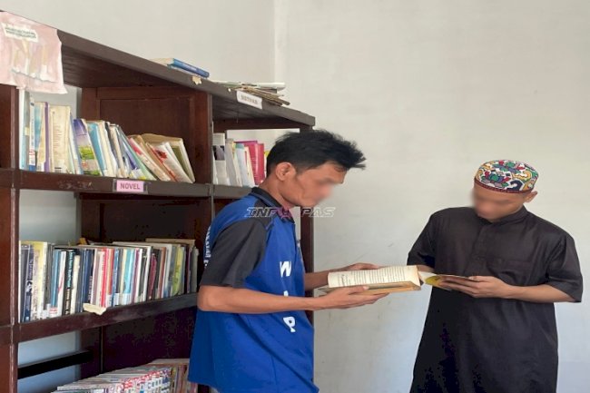Dari Perpustakaan Lapas Tanjung, Warga Binaan Bangun Wawasan dan Literasi