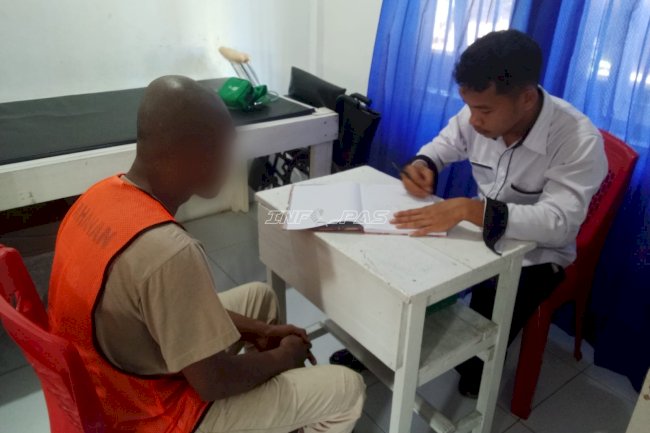 Perketat Deteksi Dini, Lapas Wahai Tes Urine dan Cek Kesehatan Tahanan Baru