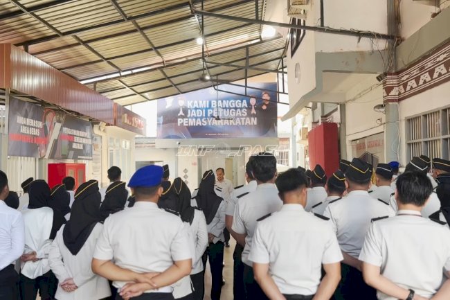Kanwil Ditjenpas Sultra Perkuat Disiplin dan Tusi di Rutan Kendari Jelang Penerapan 6 Hari Kerja