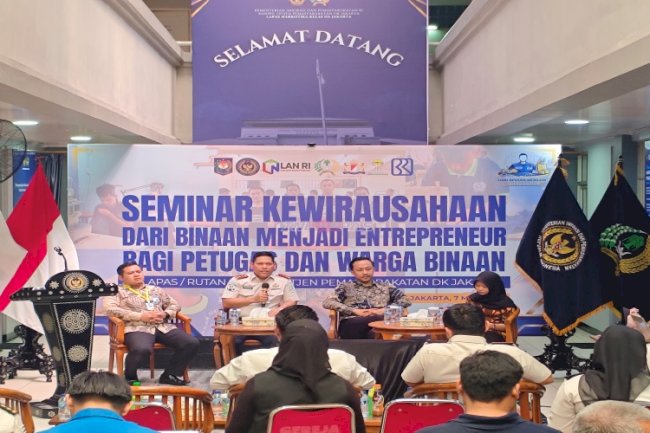 Lapas Narkotika Jakarta Gelar Seminar Kewirausahaan, Cetak Entrepreneur Mandiri