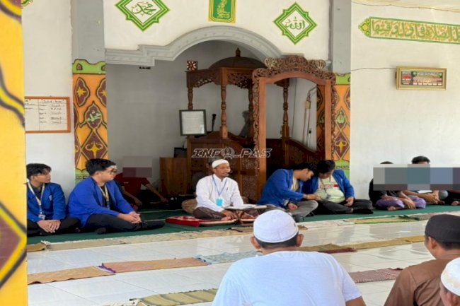 Pengajian Rutin Dorong Perubahan Postif Warga Binaan Rutan Rantau