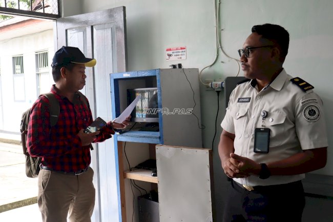 Optimalkan PNBP, Lapas Ambon Terima Kunjungan KPKNL Lakukan Pengukuran Lahan
