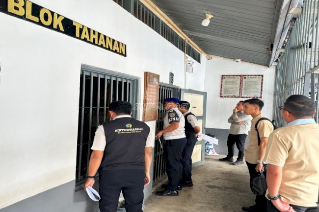 Kanwil Ditjenpas Kalsel Cek Rutan Kandangan, Pastikan Keamanan Jelang Sertijab Karutan