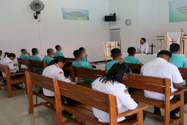 LPKA Ambon Tanamkan Nilai Perubahan dan Pengharapan Anak Binaan melalui Penyuluhan Agama Kristen